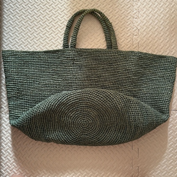 Sans Arcidet Large Kapity Straw Tote - Picture 1 of 4